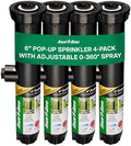 Rain Bird 1806APPRS Pressure Regulated, 6 Inch Pop Up Sprinkler Head 4 Pack by RainBird