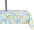 EHouseHome Outdoor and Indoor 60x84 inch Tablecloth with Umbrella Hole and Zipper, Waterproof Zippered Patio Cloths, Spring/Summer Table Covers for Backyard Circular Table/BBQs/Picnic by EHouseHome