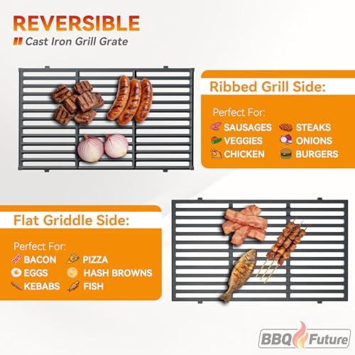 Cast Iron Grill Grate for Blackstone 36 Inch, Perfect Sear Marks & Heat Retention, Durable Steak Cooking Grate for Blackstone 1554 1825 1565 1836 1841 1863 1866 1899 1984 4 Burner Outdoor Grilling - Image 3