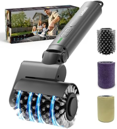 Electric Grill Brush, High Torque Rechargeable BBQ Grill Griddle Cleaner by Leebein
