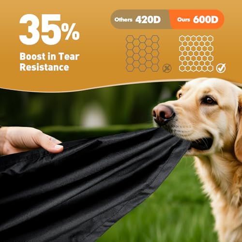 Outdoor Prep Table Cover 48 x 24 x 35in, Compatible with Grill Cart - Image 6
