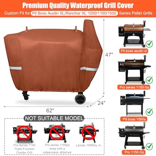 QuliMetal Grill Cover for Pit Boss Austin XL/Rancher XL 1000 - Image 2
