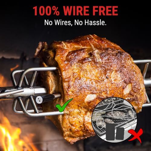 TempPro TempSpike 500 ft Wireless Meat Thermometer Digital for Cooking - Image 3