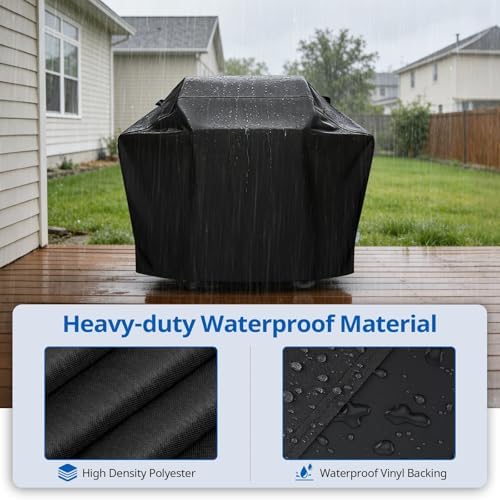 SunPatio Gas Grill Cover 60 Inch, Outdoor Heavy Duty Waterproof BBQ Cover - Image 3