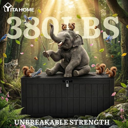 YITAHOME 110 Gallon Outdoor Deck Box - Image 6