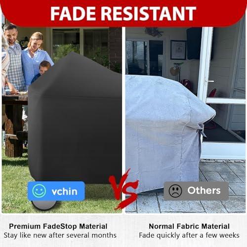 7152 Grill Cover for Weber Performer Deluxe 22 Inch Charcoal Grills, Waterproof BBQ Grill Cover, Fade Resistant and Tear Resistant - Image 6