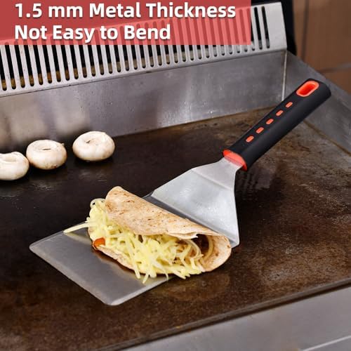 VIKEYHOME Griddle Accessories Kits, 30 Pcs Griddle Grill Tools Set, Professional Grill BBQ Spatula Set with Basting Cover, Spatula, Scraper, Bottle, Tongs, Egg Ring - Image 3