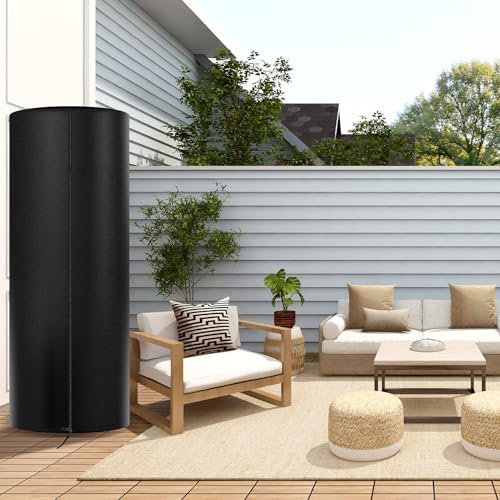 LPG Patio Heaters Cover, Cylinder Tower Patio Heater Covers, Heavy-duty and Weather-resistant Oxford Fabric, Waterproof, Dust-proof, Snow-proof, Windproof, with Zipper and Storage Bag - Image 7