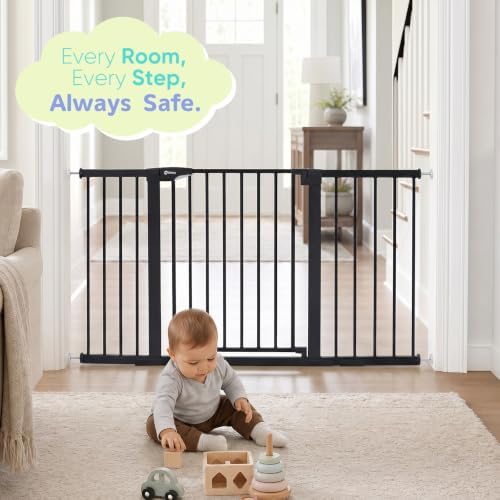 Sekey Baby Gate for Stairs, 30-57" Extra Wide No Drilling Dog Gate - Image 7