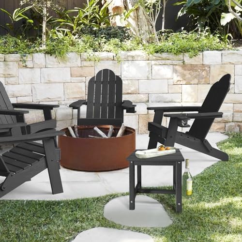 GARDENSTAR Adirondack Square Side Table,one-Tier Outdoor end Table, Patio Side Table for Pool,Porch,Backyard,Relaxing Companion - Image 6