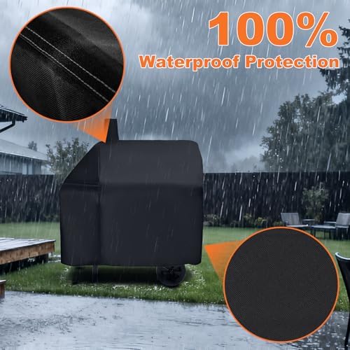 Grill Cover for Char Griller Grill Smoker 2823 2123 E2828 - Image 5