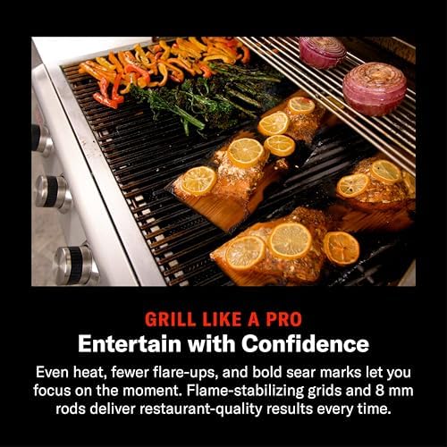 Blaze Prelude LBM Built-In Natural Gas Grill | 32-Inch 4-Burner BBQ with 56,000 BTUs | 304 Stainless Steel Construction | Flame Stabilizing Grids | BLZ-4LBM-NG - Image 4