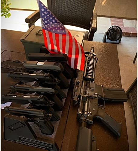 Mind and Action Pistol Rack, Handgun Holder for Safe, Cabinet Organizer, Gun Accessories, Gifts for Men - Image 2