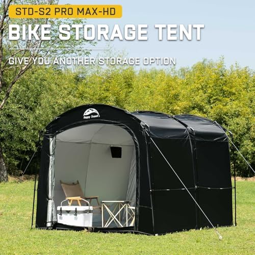 Happy Travel Bike Storage Shed Tent, Outdoor Portable Bicycle Storage Sheds - Image 5