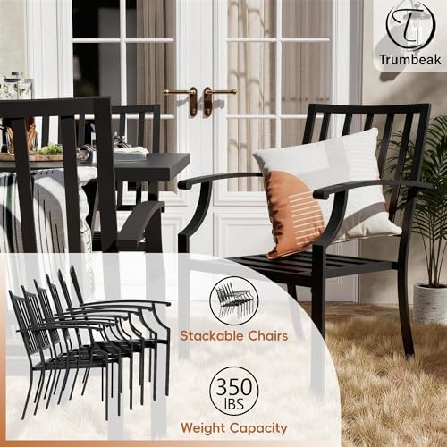 7 Pcs Outdoor Patio Furniture Set with 48"/55000 BTU Outdoor Round Propane Fire Pit Table,Patio Conversation Sets 6 Fixed Chairs No-Slip Cushions and Waterproof Covers,Sand - Image 4