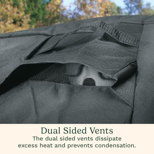 Cuisinart Heavy-Duty 4-5 Burner Gas Grill Cover, Fade, UV and Weather Resistant, Durable and Convenient All Weather Cover with Drawstrings and Buckle Straps - Image 3