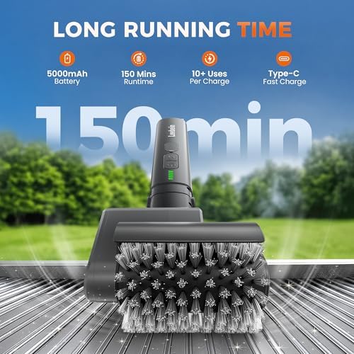 Electric Grill Brush, High Torque Rechargeable BBQ Grill Griddle Cleaner - Image 3
