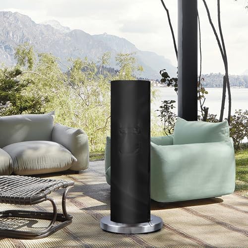 Patio Heater Covers for SLOHT24 Infrared Heater, Waterproof Outdoor Electric Heater Cover with Zipper Heavy Duty Storage Covers for Patio Outside Home Use - 10"Dx26"H - Image 4