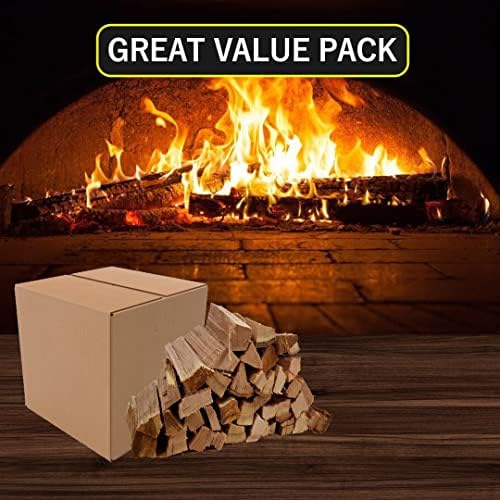 Old Potters Kiln Dried Mini Pizza Oven Cooking Logs~ 6 Inch Wood Logs for Grills and Smokers, Solo Stove Mesa XL Hickory~ 12 lbs, (790 Cubic Inches) - Image 6