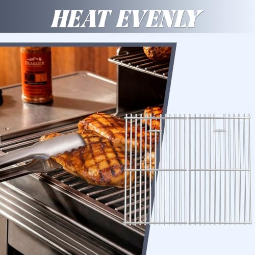 Stainless Steel Grill Grates for Traeger Westwood TFB65YLJU Replacement - Image 3