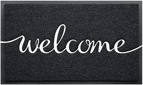 Door Mat Welcome Mat Floor Mat for Entryway, Patio, High Traffic Areas by Knockety