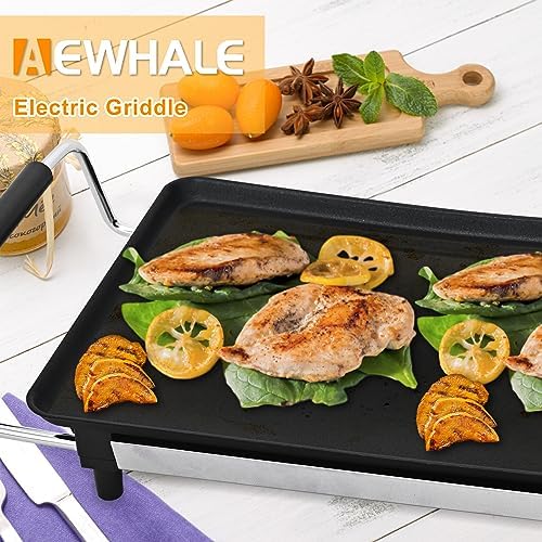 AEWHALE 35" Extra Large Electric Griddle 1800W - Image 5