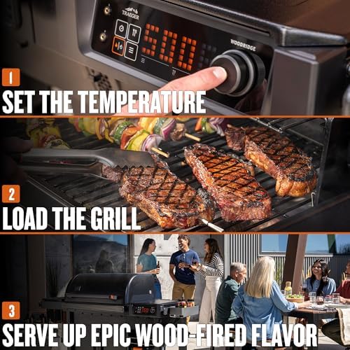 Traeger Woodridge Wood Pellet Grill & Smoker, 860 Sq In, WiFi - Image 5