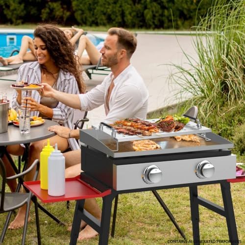 Adjustable Griddle Warming Rack for Flat Top Griddle, Stainless Steel - Image 7