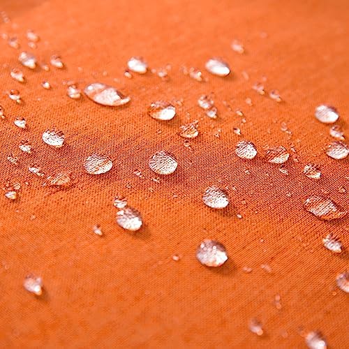 MIULEE Decorative Outdoor Pillow Covers Fall Euro 26x26 Bright Orange - Image 3