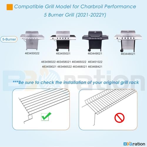 G429-0001-W1 Warming Rack Grill Parts for Charbroil Performance 5 Burner - Image 2