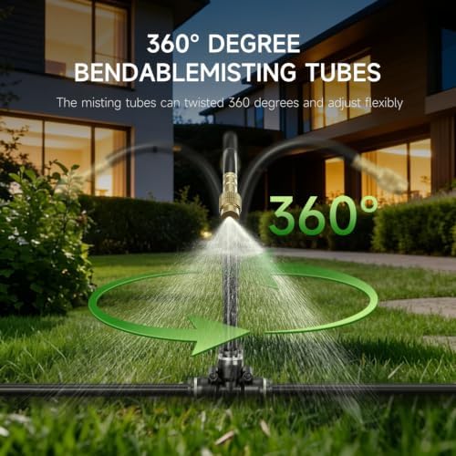 200FT 1/4" Drip Irrigation System, Garden Watering System Kit - Image 2
