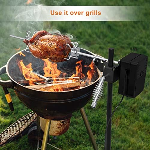 onlyfire Outdoor Spit Rotisserie Open Flame Camping Grill - Image 5