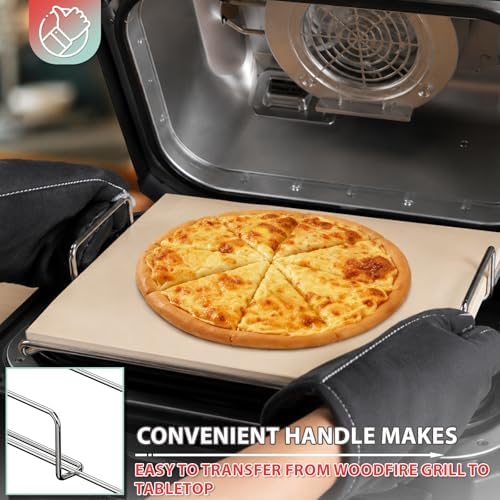 OG900 Pizza Stone with Rack for Ninja Woodfire OG800/OG900 Series XL Grills - Image 5