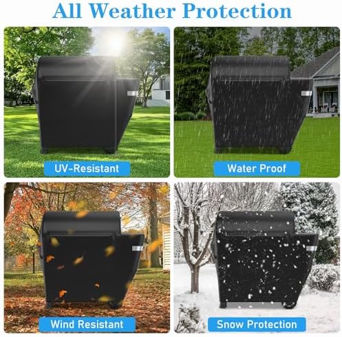 Utheer Grill Cover for Weber Searwood XL 600, 600D Waterproof 3400146 - Image 5