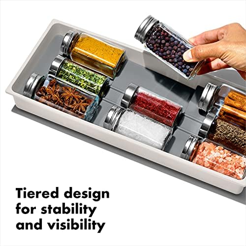 OXO Good Grips Kitchen, Compact Spice Drawer Organizer - Image 3