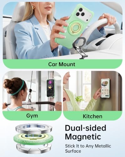 SYNCWIRE Magnetic Phone Ring Holder, for MagSafe Phone Grip Stand Kickstand - Image 5