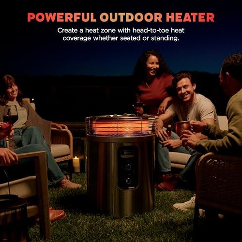 Ninja Fireside360 Fire Pit/Heater, 80,000 BTU, 3 Modes, Metallic Mocha - Image 3