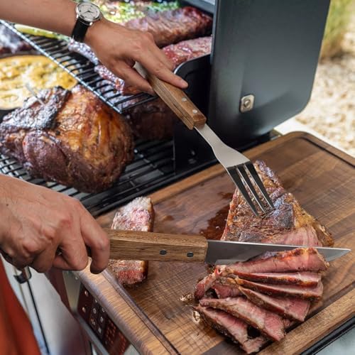 5pcs BBQ Grill Accessories Set - Stainless Steel Grilling Tools - Image 6