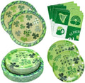 180PCS St.Patrick's Paper Plates and Napkins Party Supplies Serve 60 by Osonm