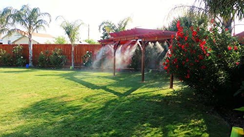 Residential Patio Misting System- Made in USA Pump- 200 psi Mid Pressure Patio Misting System-12 Nozzles Misting System. Cools by up to 30 Degrees. - Image 2