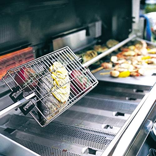 onlyfire 6042 Stainless Steel Flat Spit Rotisserie Grill Basket for Grills - Image 4