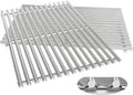 9.5MM 17.5" Grill Grates for Weber Spirit 300 & GS4 Spirit II 300 Series by QuliMetal