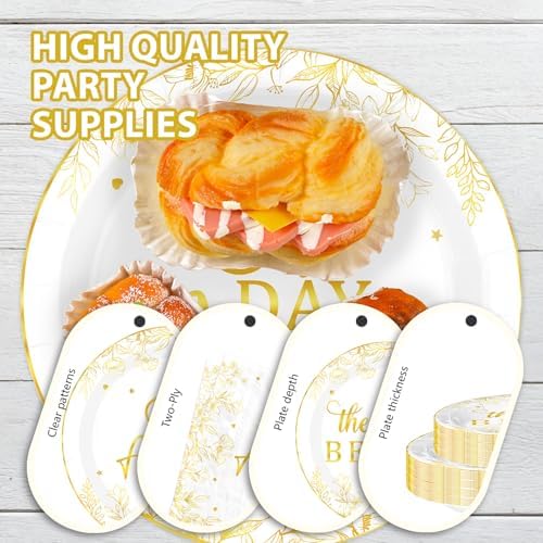 168 Pcs One Day Away Rehearsal Dinner Party Decorations Serves 24 - Image 3