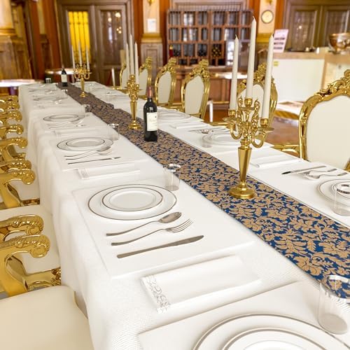 Fijinhom 350Pcs Silver Disposable Plates, Plastic Plastic Set for 50 Guests - Image 6