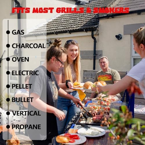 UBeesize 2 Pack 0.4mm Extra Thick 600 Degree Non Stick BBQ Grill Mat - Image 7