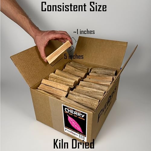 Kiln Dried Cherry Pizza Oven Wood, Mini 5 Inch Cooking Wood for Ooni, Gozney, Bertello Pizza Ovens - Approx 13lbs Product of USA (1,000 Cubic Inches) - Image 3