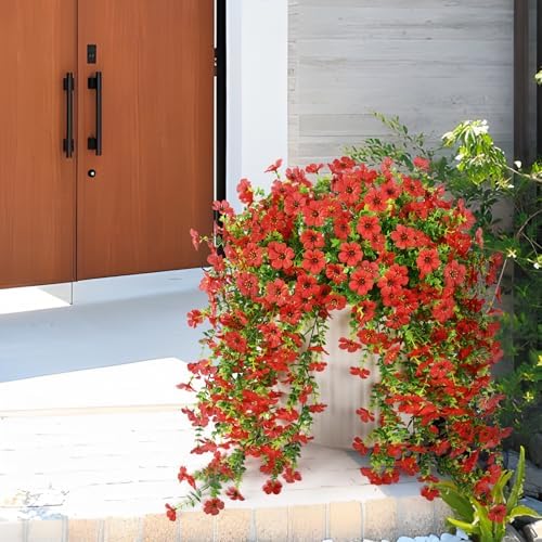 ZFProcess Artificial Fall Mums Fake Flowers Plants for Outdoor Home Decor - Image 3