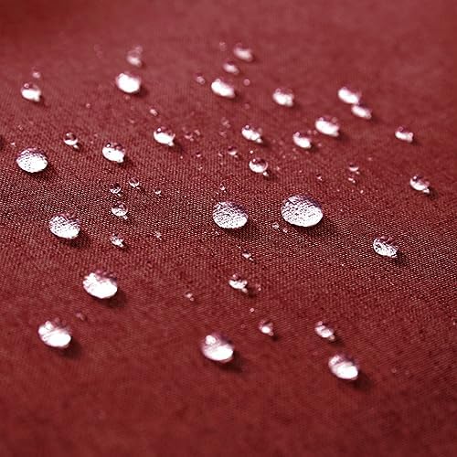 MIULEE Decorative Outdoor Pillow Covers Christmas 18x18 Wine Red - Image 2