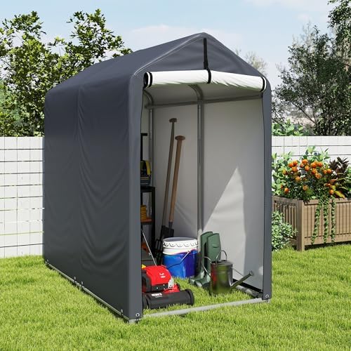 GARTOO 6 x 3ft Outdoor Cycle Storage Shelter - Image 7