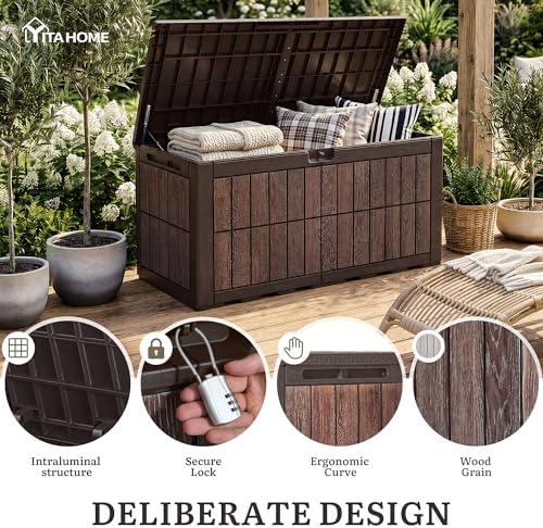YITAHOME 134 Gallon Large Deck Box - Image 4